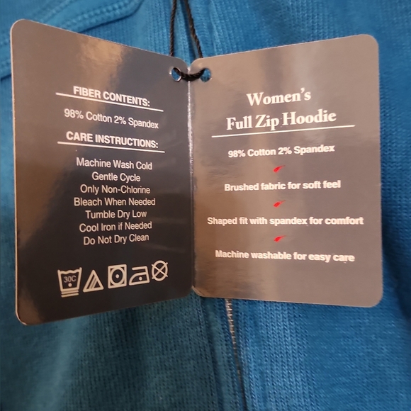 WOMEN'S FULL ZIP HOODIE - Picture 5 of 7